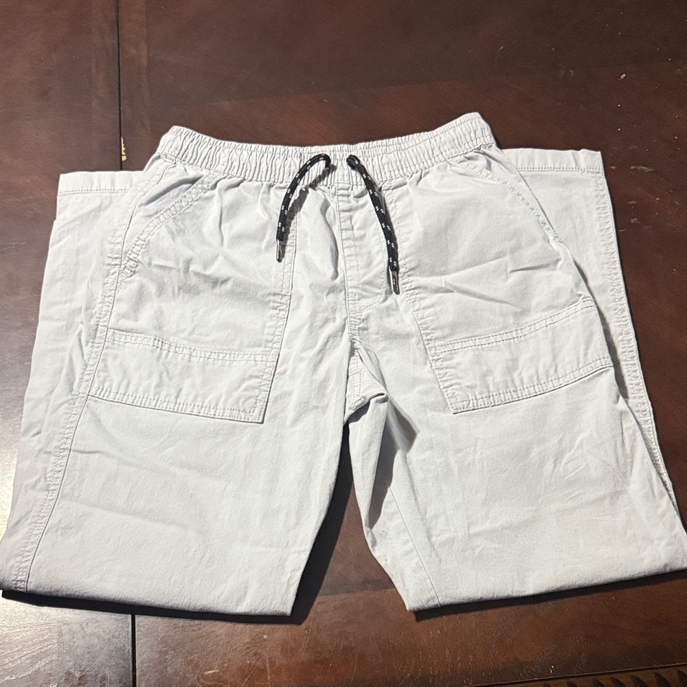 Kids Light Gray Casual Pants